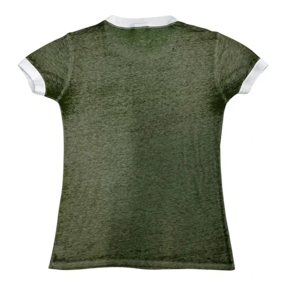 Women’s PINK ringer tshirt - Picture 2 of 3